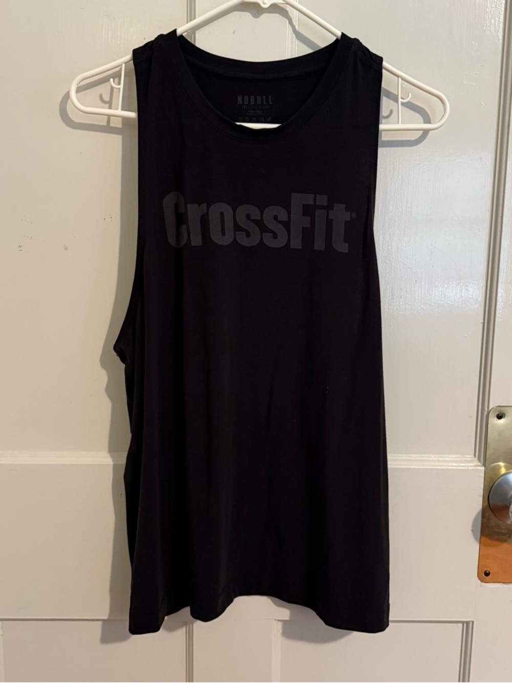 NOBULL CrossFit Event Team 2023 Black Muscle Tank LARGE